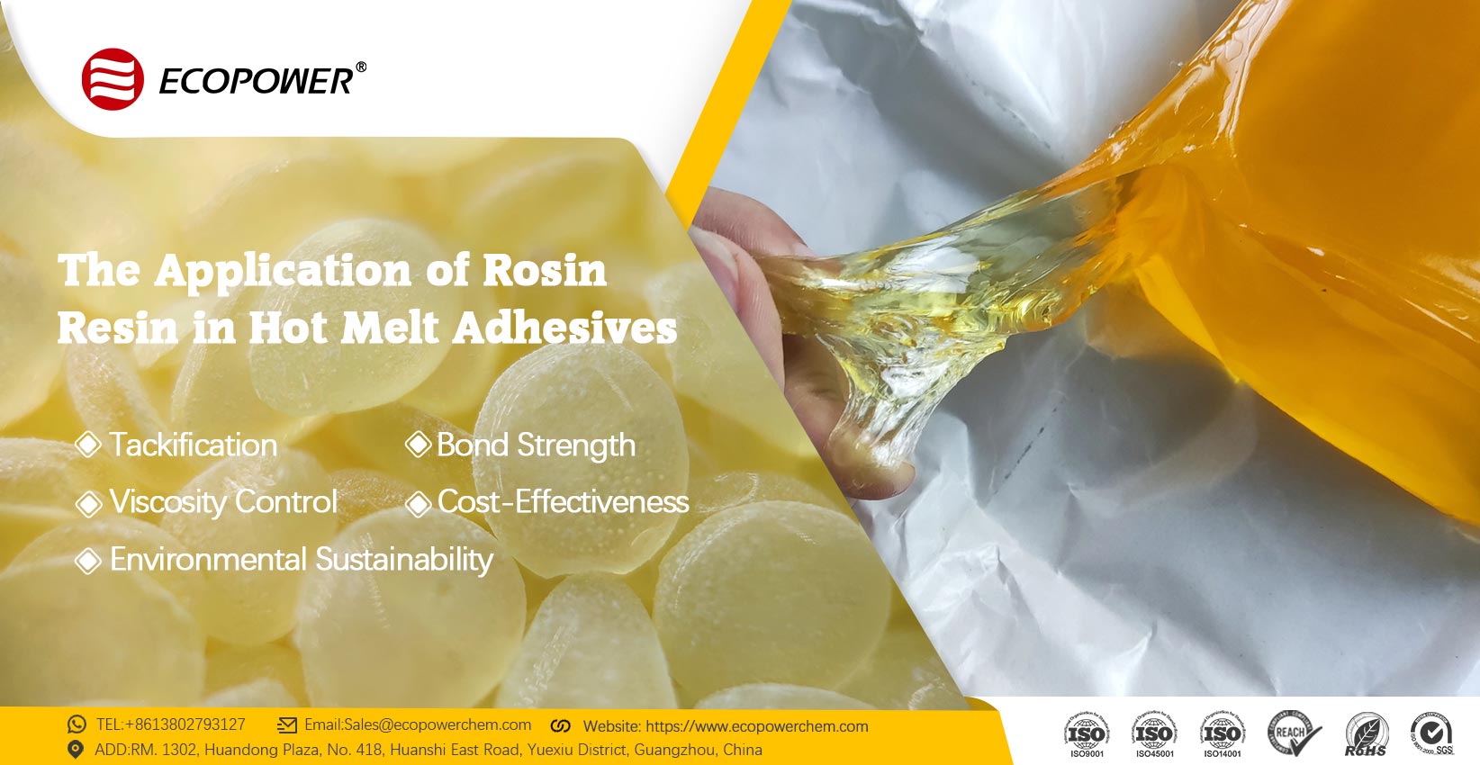The Application of Rosin Resin in Hot Melt Adhesives