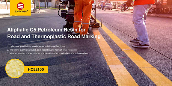 C5 hydrocarbon resin used for road marking paint