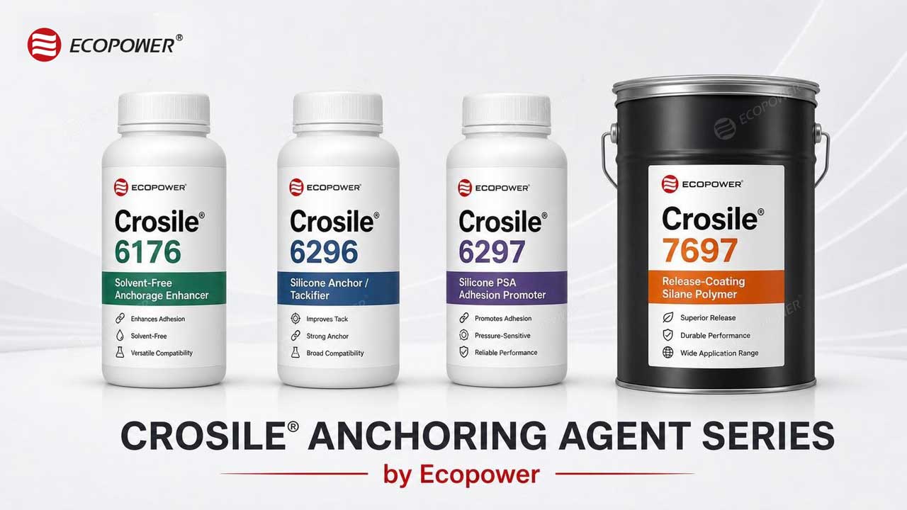 crosile-anchoring-agent-product-line Ecopower Crosile anchoring agent product series for silicone release coatings
