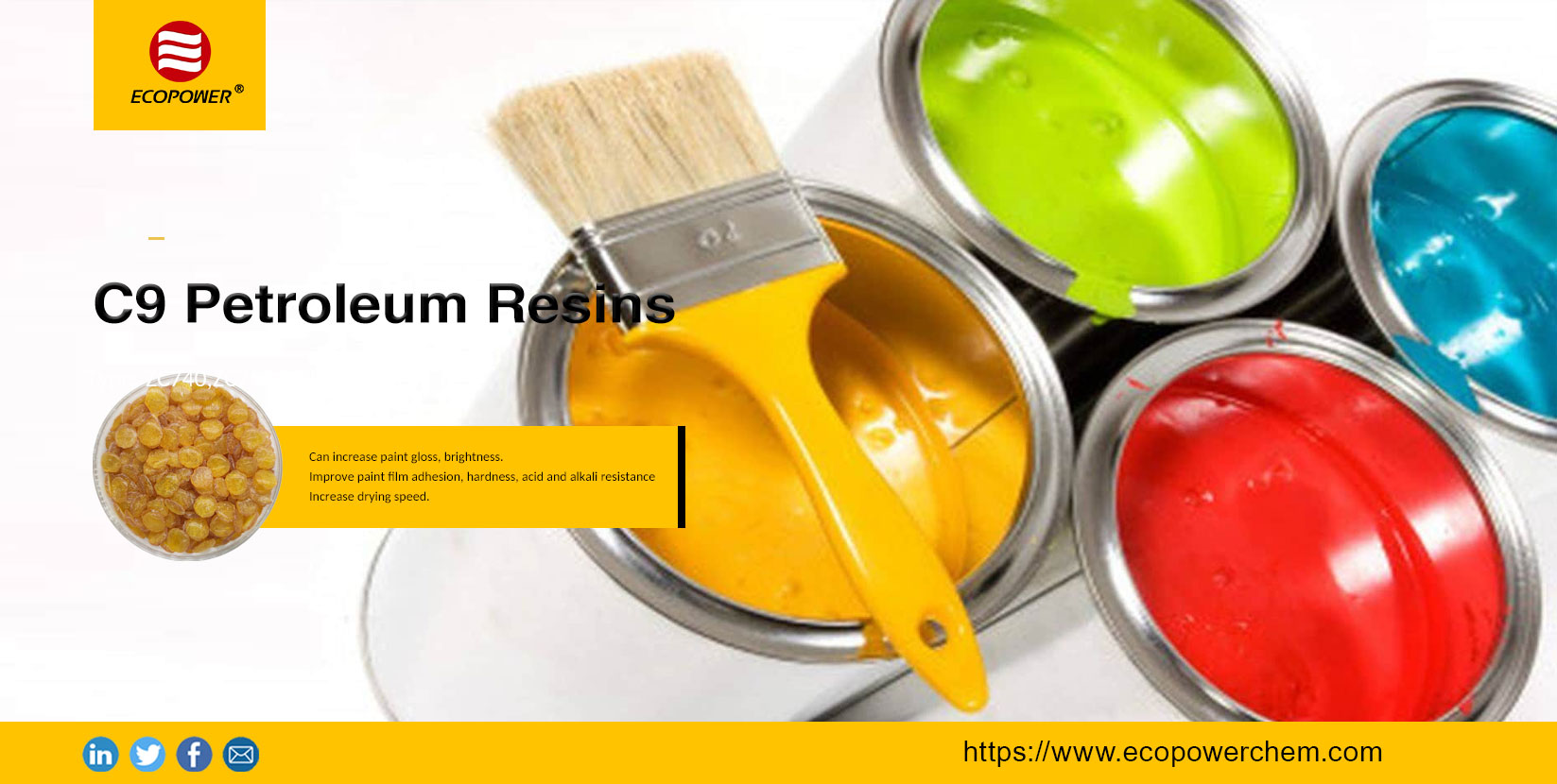 Paint and Ink Additives Petroleum Resins in Paint Additive - ECOPOWER