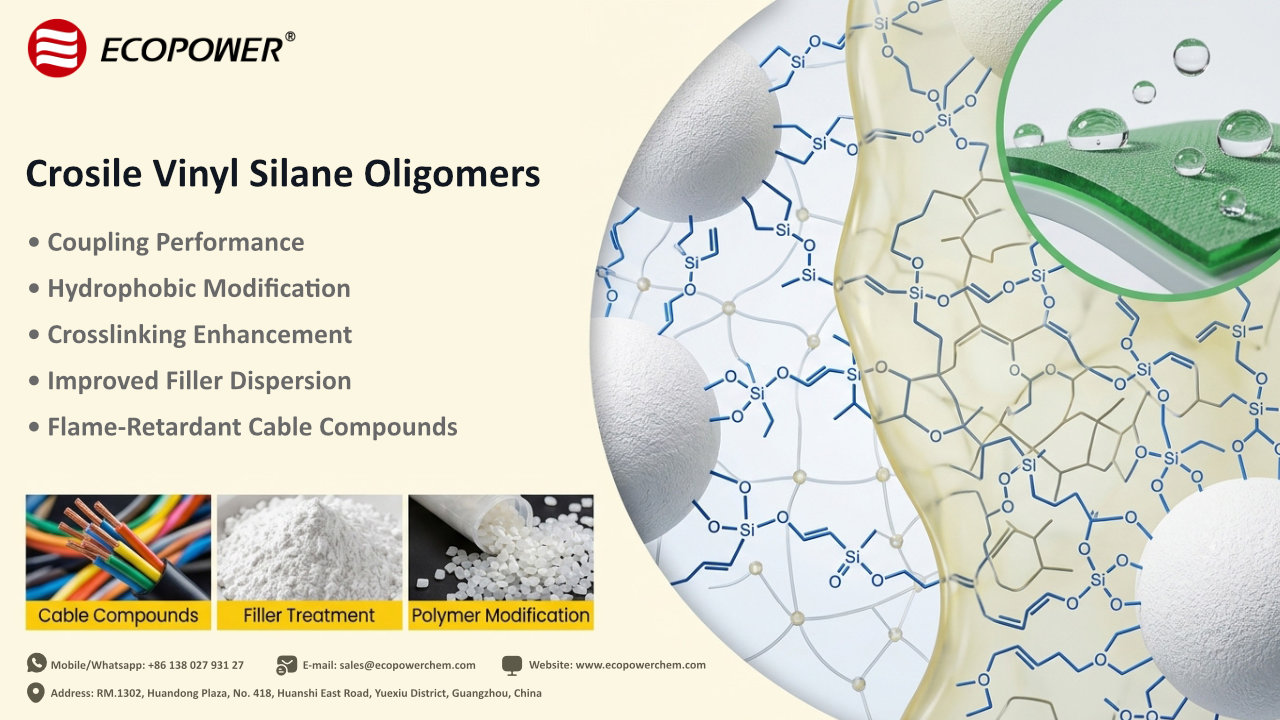 Crosile Vinyl Silane Oligomers — One-Stop Coupling · Hydrophobic · Crosslinking Solution