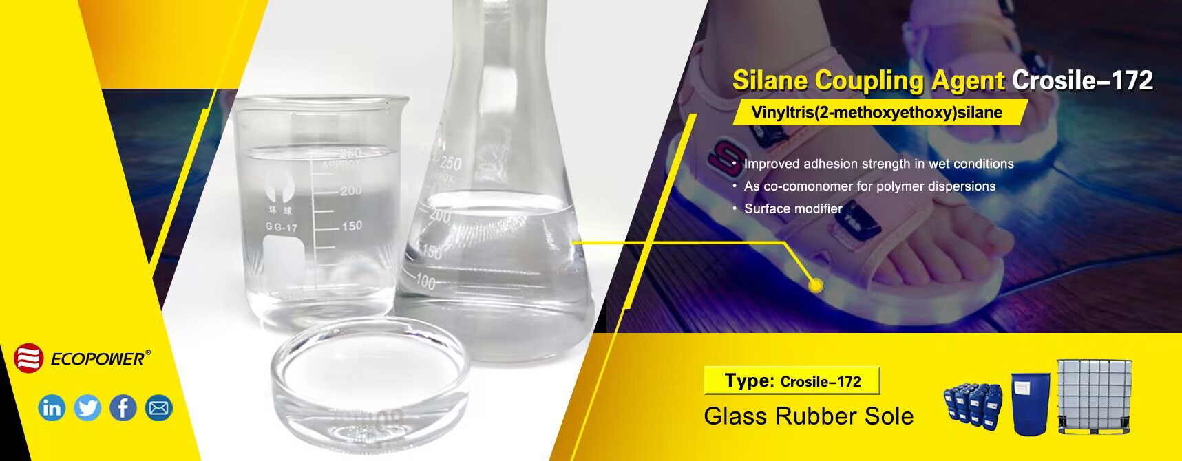 Typical Application of Vinyl Silane Coupling Agent - ECOPOWER