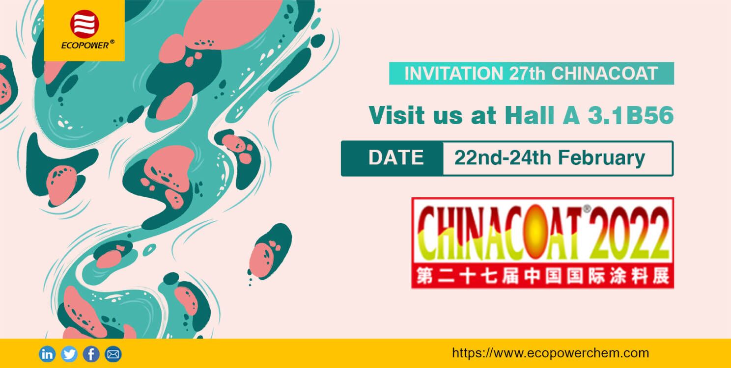 ECOPOWER participated in China International Coatings Exhibition Chinaacoat2022