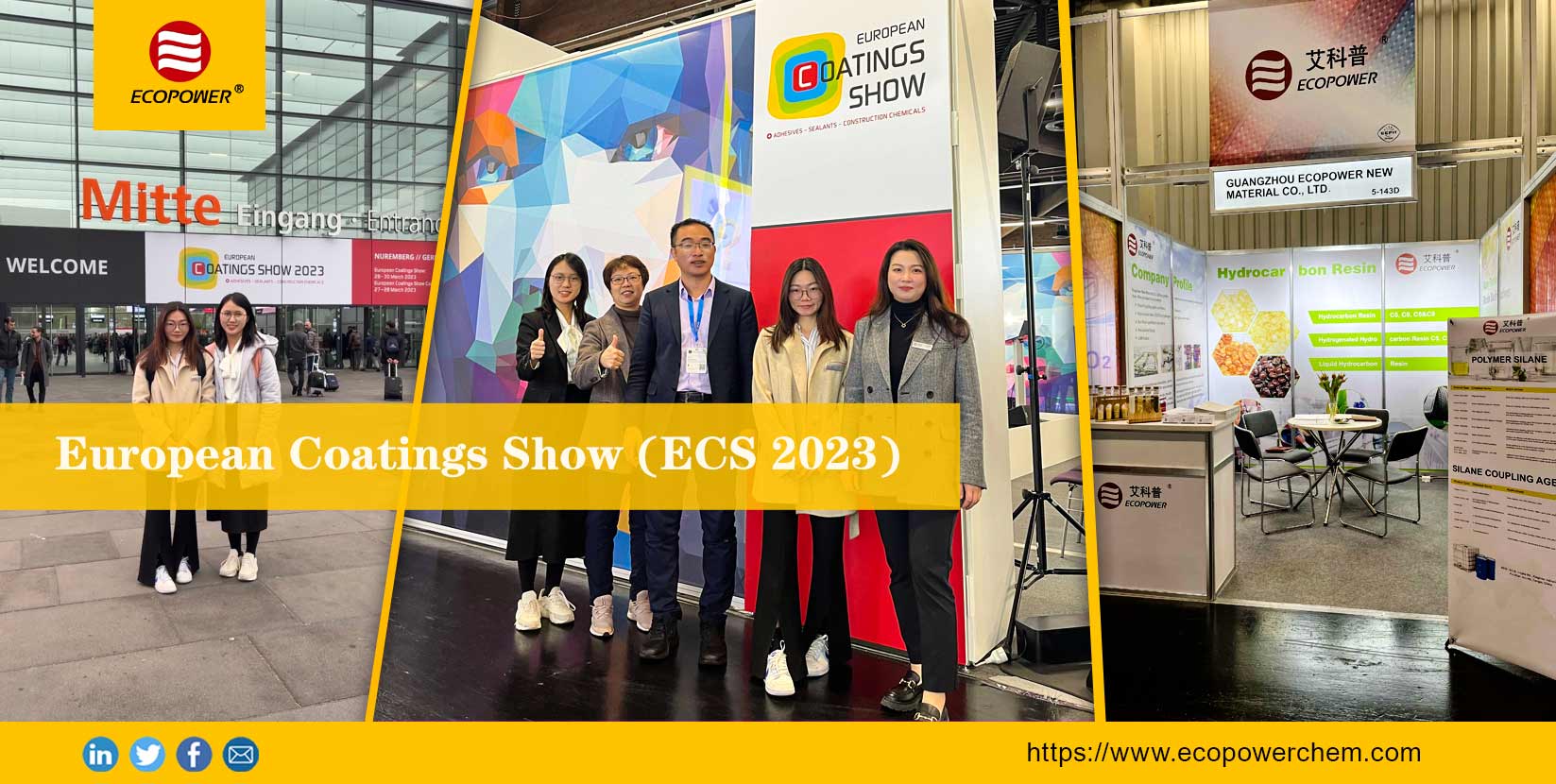 Successful Participation in European Coatings Show 2023 - ECOPOWER