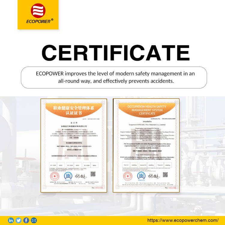 ECOPOWER Update OHSAS18000 Certificate